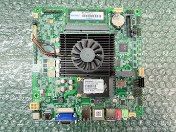 ZHONGJI Quad-Core Processor ZJ4125 Motherboard Industrial with DC-12V 6-COM 2xGbE LAN LVDS VGA for POS Machines PC